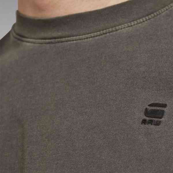 G-Star Raw - Pánské šedé tričko Lash Compact Jersey Velikost - foto 5