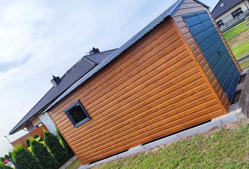 Zahradní domek 3m x 5m, sedlová střecha -vrata- okno - TS520 - foto 5