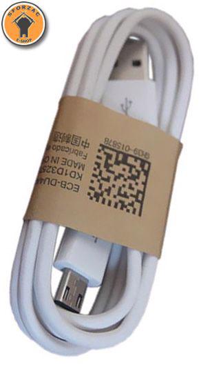 Datový a nabíjecí kabel USB Micro B - bílý - foto 3