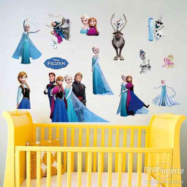 Samonalepovací dekorace Frozen - Ledové království - postavy - foto 3
