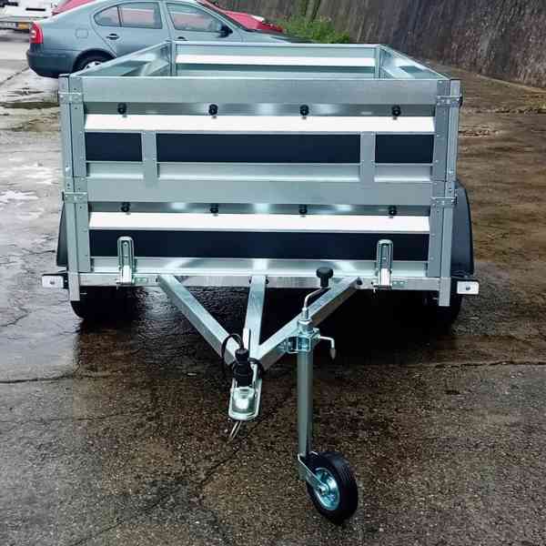 Přívěsný vozík NOVÝ – AKČNÍ SET: BOČNICE + PLACHTA, DPH - foto 8