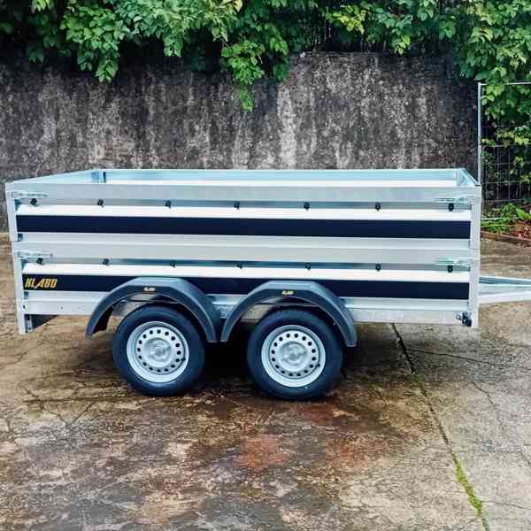 Přívěsný vozík NOVÝ – AKČNÍ SET: BOČNICE + PLACHTA, DPH - foto 6