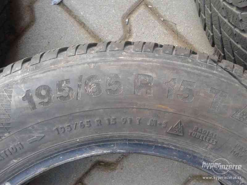 zimní pneu Continental 195/65/15 - foto 3