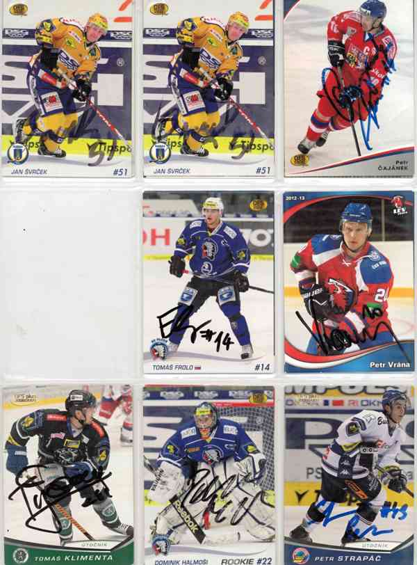 Podepsané hokejové karty - foto 47
