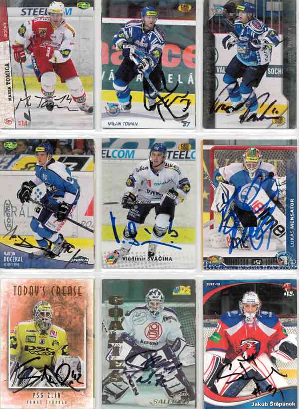 Podepsané hokejové karty - foto 34