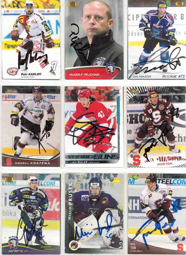 Podepsané hokejové karty - foto 94