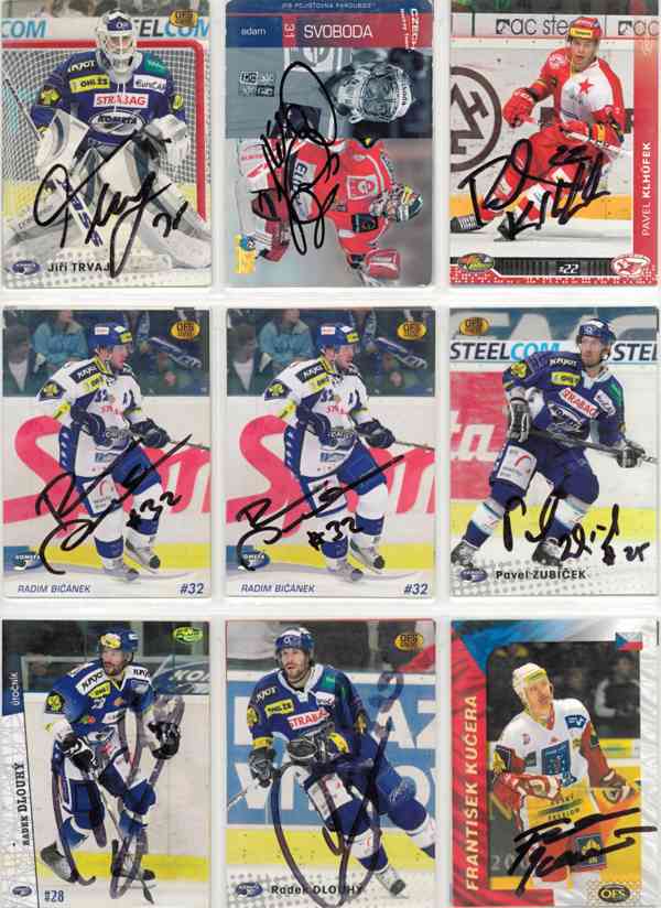 Podepsané hokejové karty - foto 60