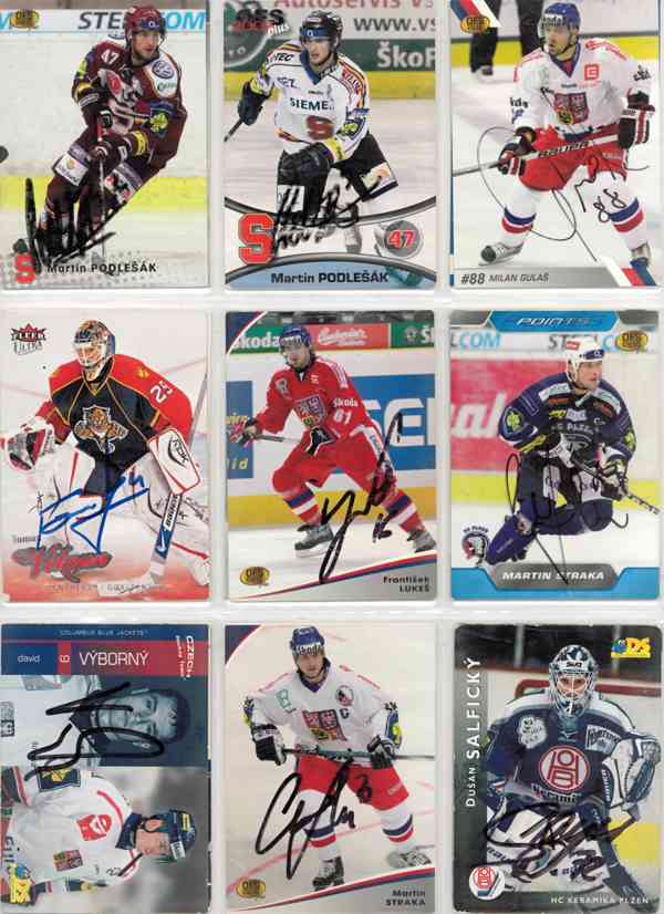 Podepsané hokejové karty - foto 45