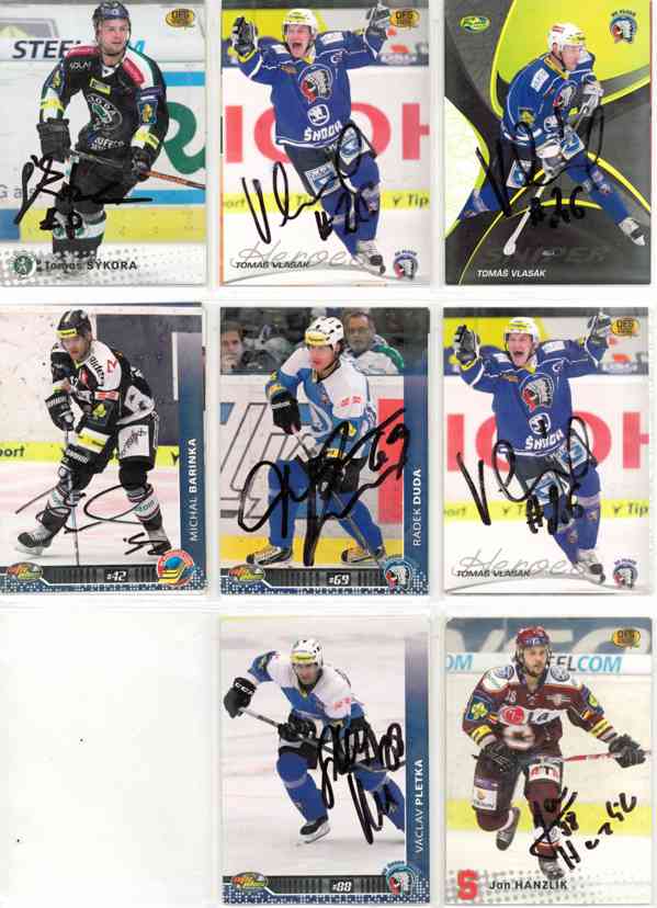 Podepsané hokejové karty - foto 97