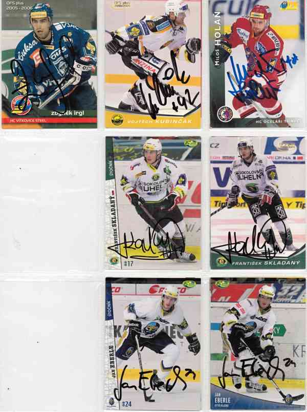 Podepsané hokejové karty - foto 30