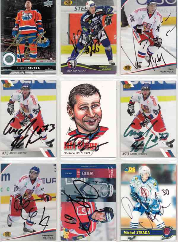 Podepsané hokejové karty - foto 49