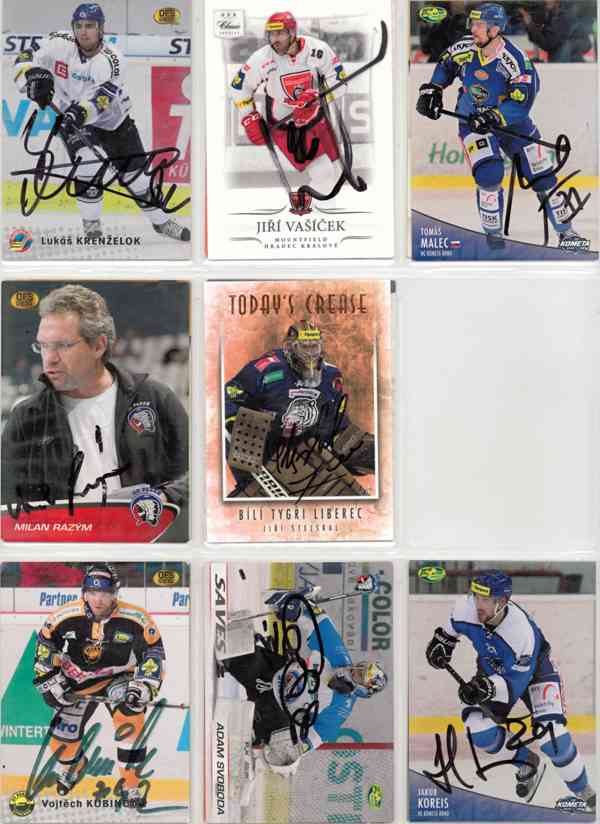 Podepsané hokejové karty - foto 35