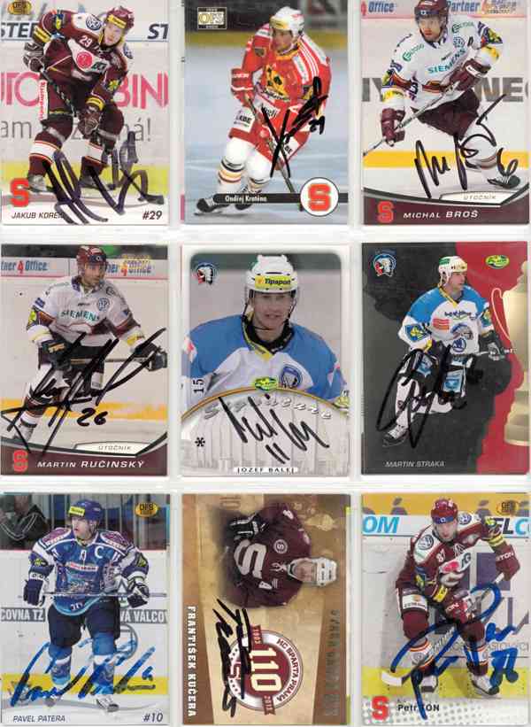 Podepsané hokejové karty - foto 57