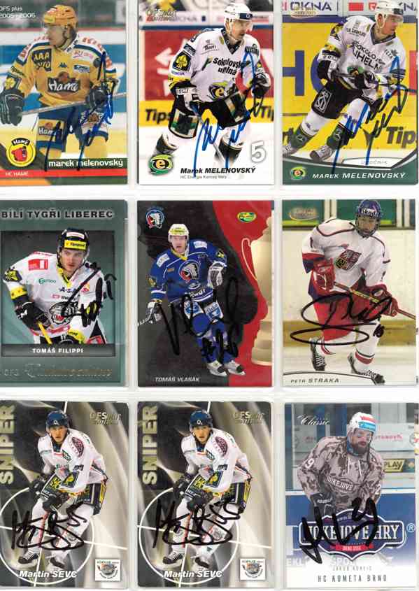 Podepsané hokejové karty - foto 111