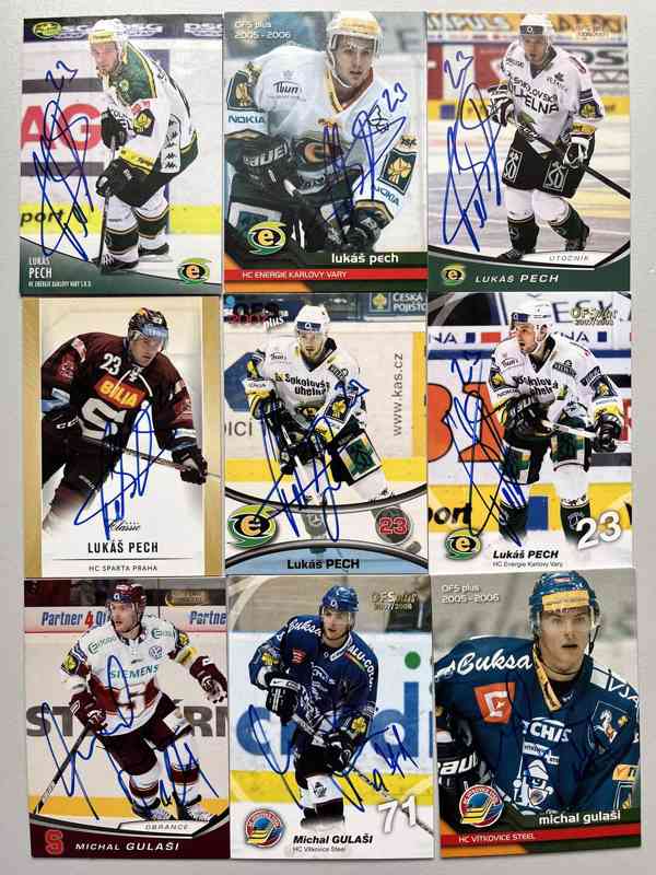 Podepsané hokejové karty - foto 126