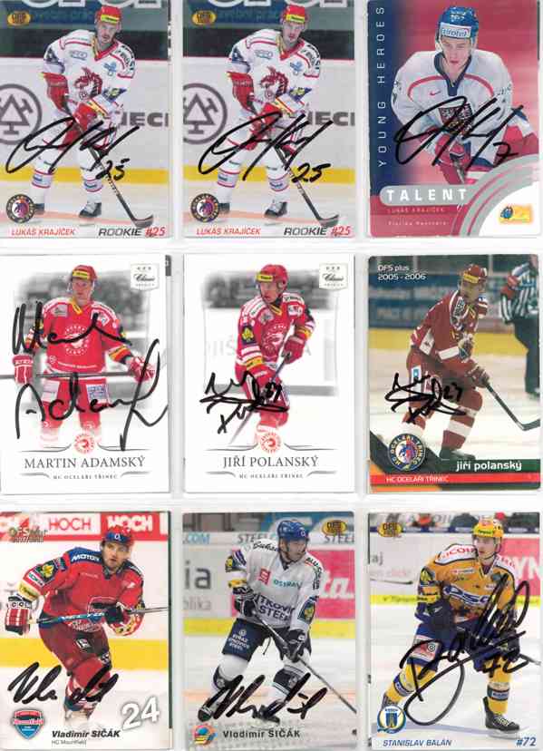 Podepsané hokejové karty - foto 90