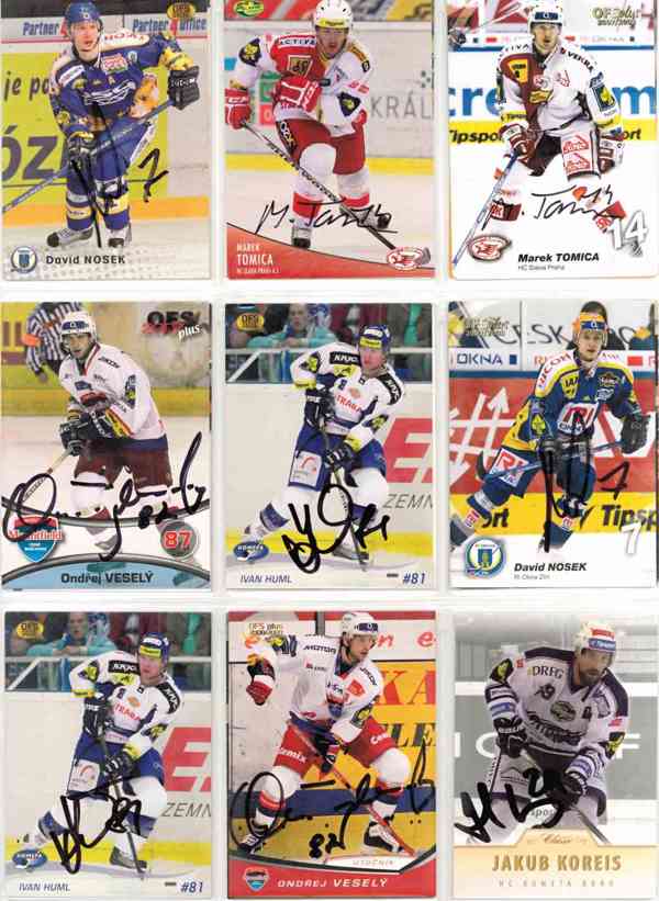 Podepsané hokejové karty - foto 102