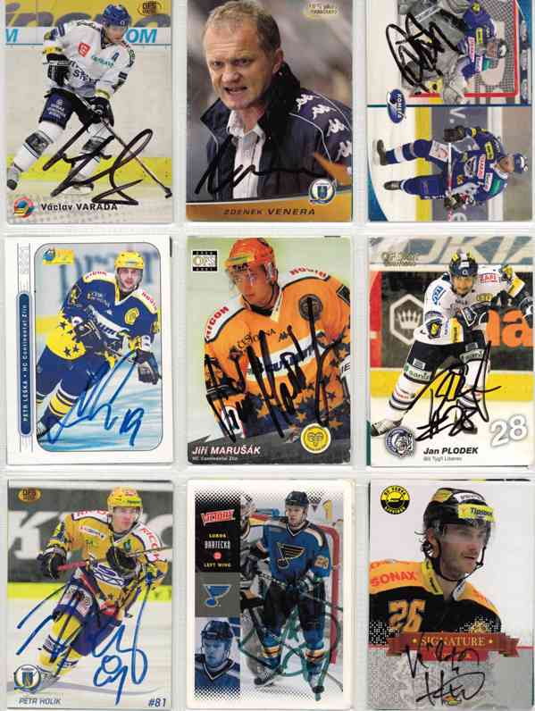 Podepsané hokejové karty - foto 38