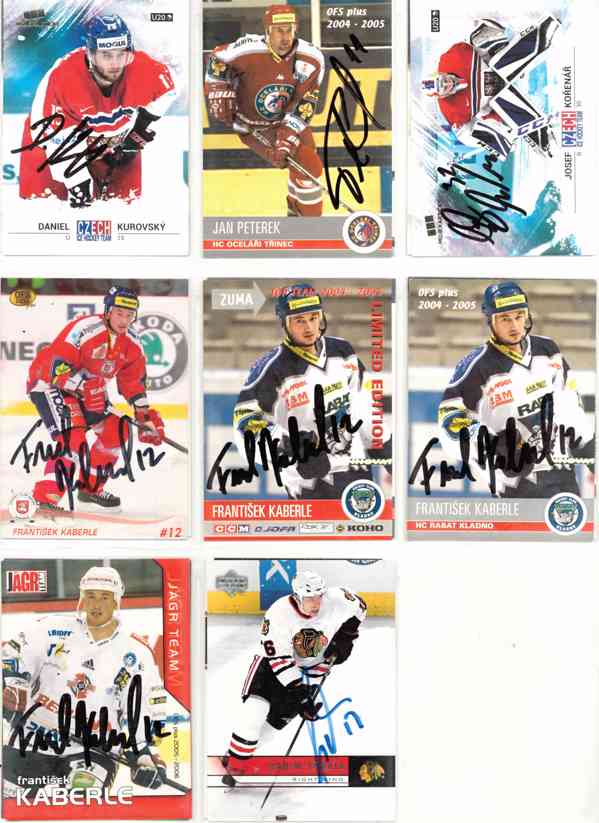 Podepsané hokejové karty - foto 16