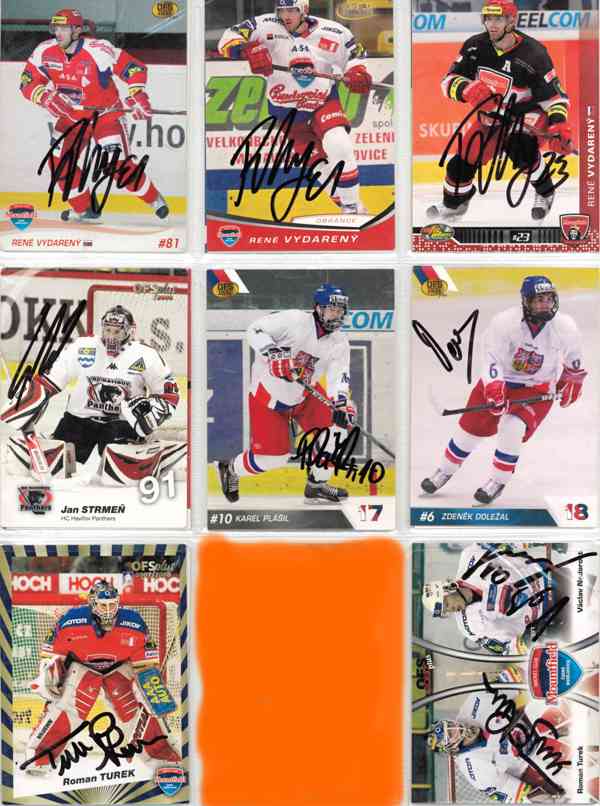 Podepsané hokejové karty - foto 54