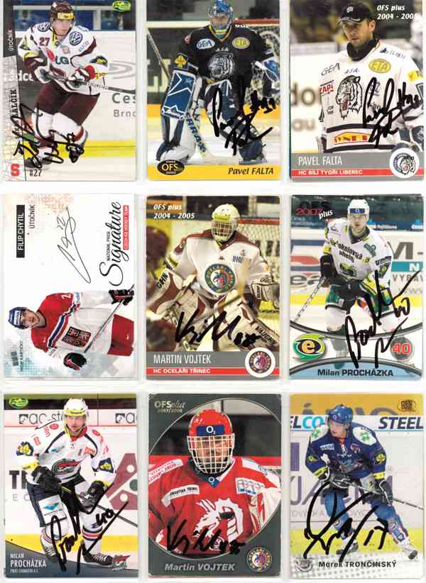 Podepsané hokejové karty - foto 100