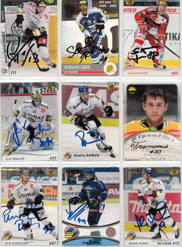 Podepsané hokejové karty - foto 50