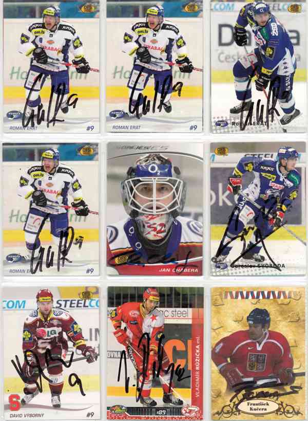 Podepsané hokejové karty - foto 59