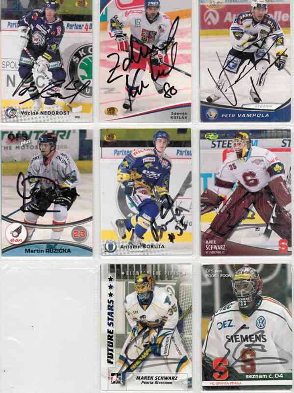 Podepsané hokejové karty - foto 28