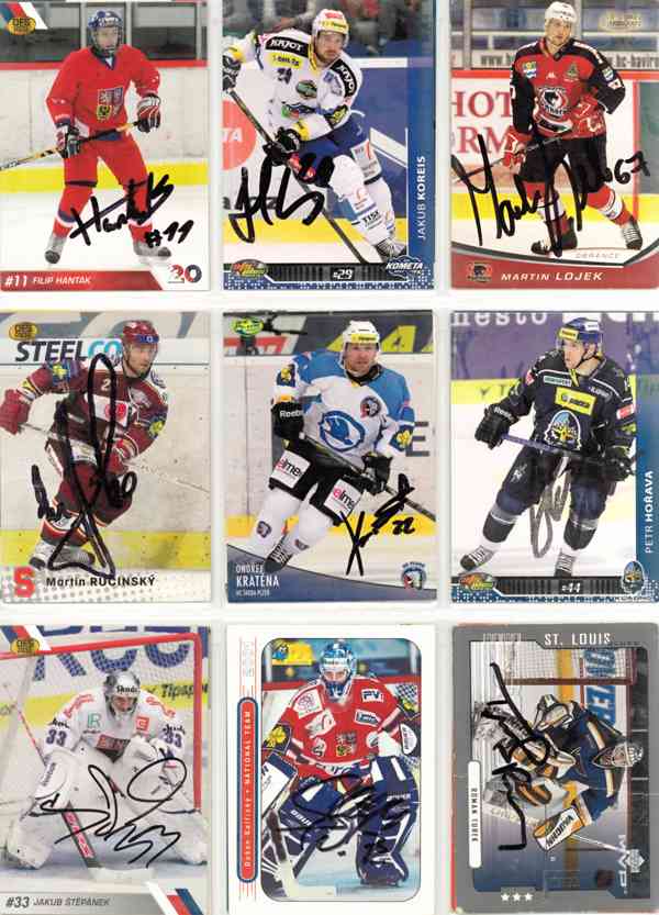 Podepsané hokejové karty - foto 112
