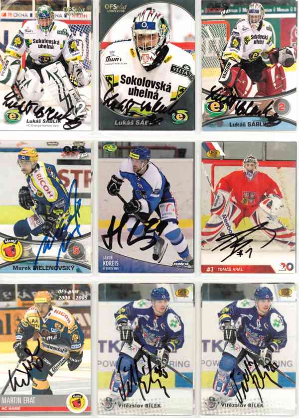 Podepsané hokejové karty - foto 110