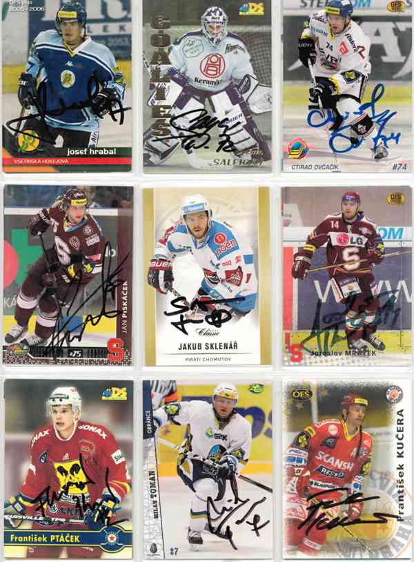 Podepsané hokejové karty - foto 62
