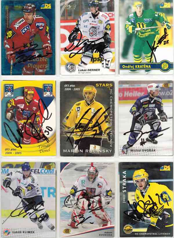 Podepsané hokejové karty - foto 88