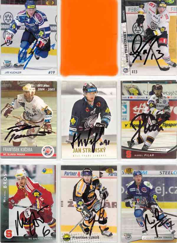 Podepsané hokejové karty - foto 61