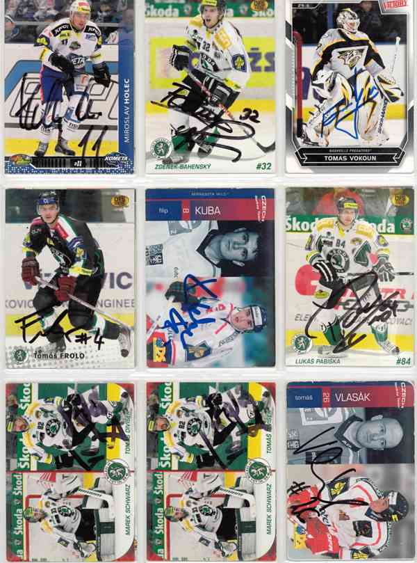Podepsané hokejové karty - foto 48