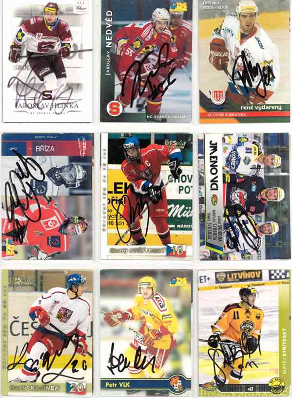 Podepsané hokejové karty - foto 98