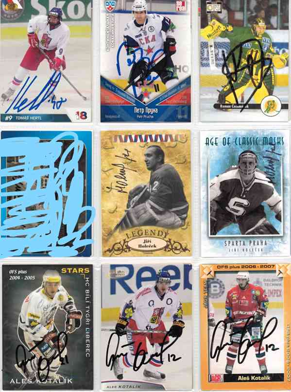 Podepsané hokejové karty - foto 26