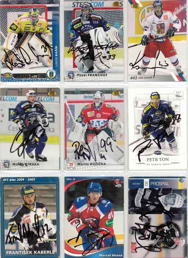 Podepsané hokejové karty - foto 51