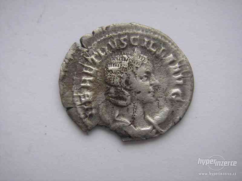 Antoninian AR Herrenia Etruscilla, 250 n. l. - foto 2