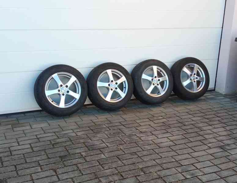 4x ALU disky, DEZENT RE 16" 5×114,3 ET40 + letní pneu zdarma - foto 3
