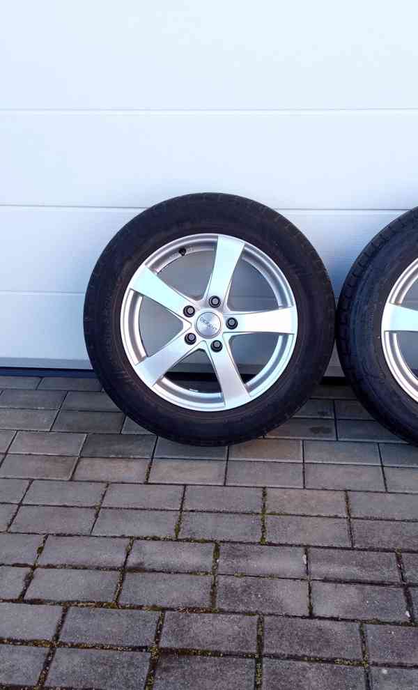 4x ALU disky, DEZENT RE 16" 5×114,3 ET40 + letní pneu zdarma - foto 1