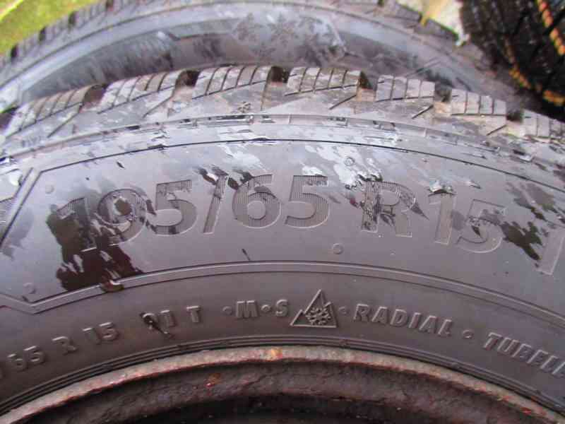 zimní pneumatiky barum polaris 5 – 195/65/15T na discích  - foto 5