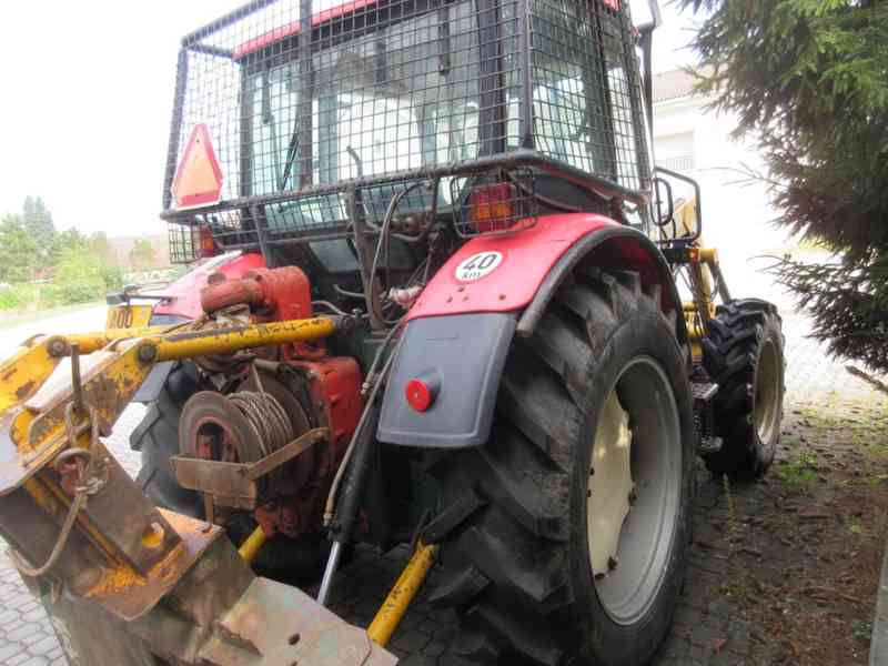 Traktor kolový Zetor 7341 s lesnickou nástavbou - foto 4