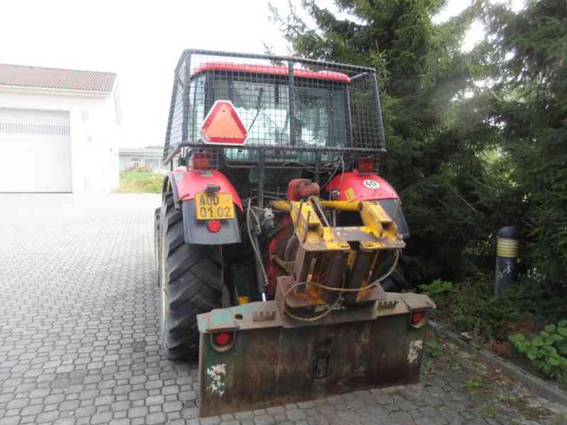 Traktor kolový Zetor 7341 s lesnickou nástavbou - foto 3