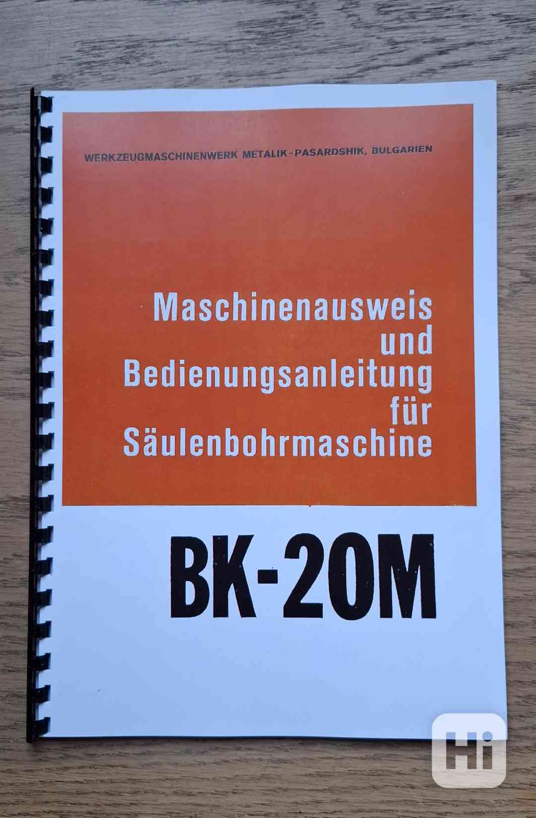 Návod vrtačky BK-20 - foto 1