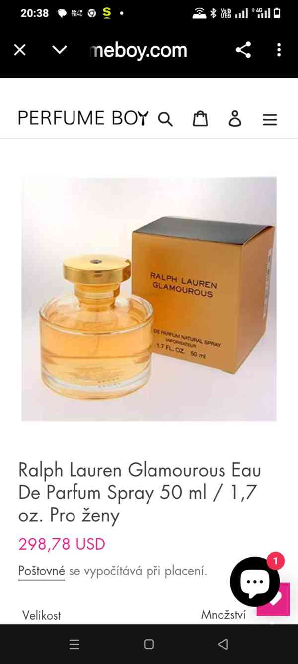 RALPH LAUREN GLAMOUROUS 1.7 FL. OZ. 50ml - foto 4