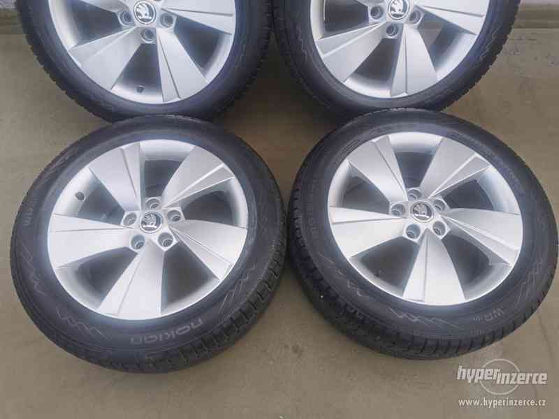 215/55R17 zimní pneu škoda superb III 7x17 5x112x57 ET40 - foto 3