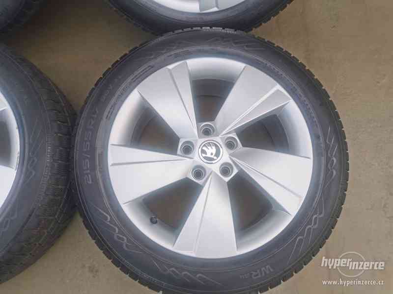 215/55R17 zimní pneu škoda superb III 7x17 5x112x57 ET40 - foto 6