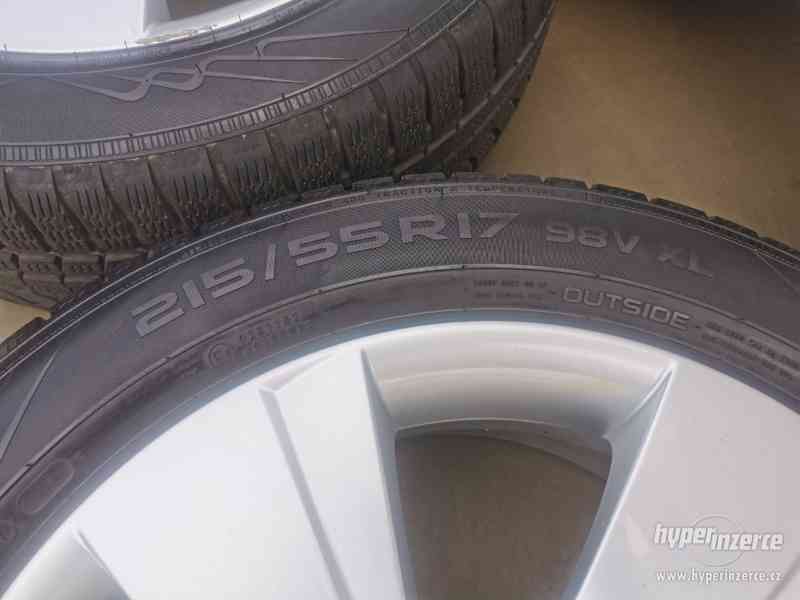 215/55R17 zimní pneu škoda superb III 7x17 5x112x57 ET40 - foto 9