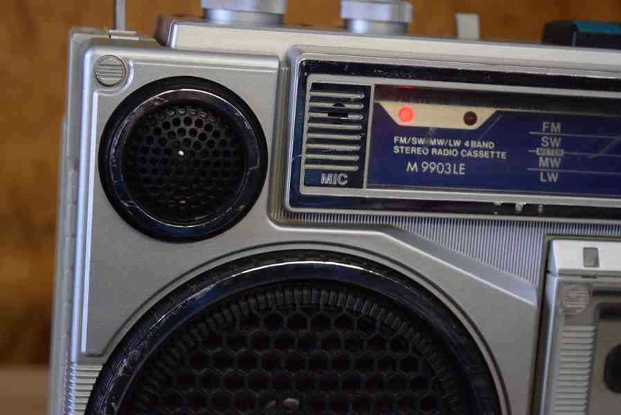 SANYO M 9903 LE VINTAGE BOOMBOX / GHETTOBLASTER !! - foto 5