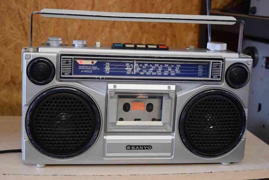 SANYO M 9903 LE VINTAGE BOOMBOX / GHETTOBLASTER !! - foto 1